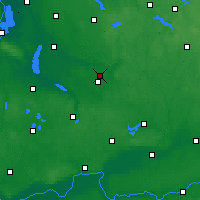 Nearby Forecast Locations - Sułowo - Carte