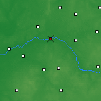Nearby Forecast Locations - Zawisty Podleśne - Carte