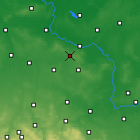 Nearby Forecast Locations - Wierzchowice - Carte
