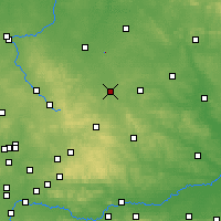 Nearby Forecast Locations - Obiechów - Carte