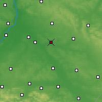 Nearby Forecast Locations - Stary Żuk - Carte