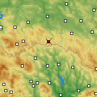 Nearby Forecast Locations - Żydowskie - Carte