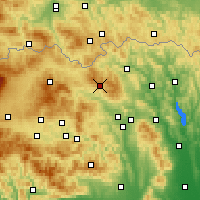Nearby Forecast Locations - Olejníkov - Carte