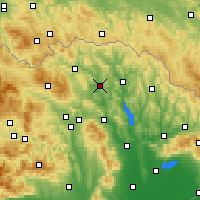 Nearby Forecast Locations - Nemcovce - Carte