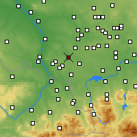 Nearby Forecast Locations - Rybnik - Carte