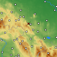 Nearby Forecast Locations - Dzierżoniów - Carte