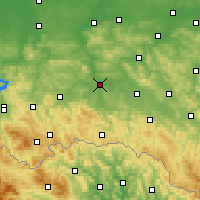 Nearby Forecast Locations - Jasło - Carte