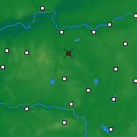 Nearby Forecast Locations - Międzyrzecz - Carte
