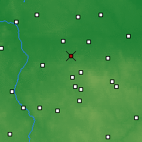 Nearby Forecast Locations - Ozorków - Carte