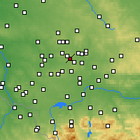Nearby Forecast Locations - Siemianowice Śląskie - Carte