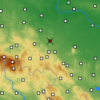 Nearby Forecast Locations - Strzegom - Carte