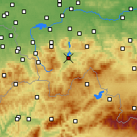 Nearby Forecast Locations - Żywiec - Carte