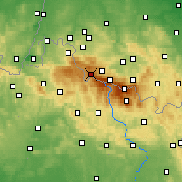 Nearby Forecast Locations - Jakuszyce - Carte