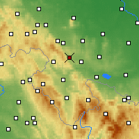 Nearby Forecast Locations - Żdanów - Carte