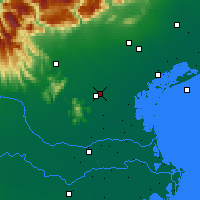 Nearby Forecast Locations - Padoue - Carte