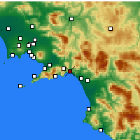 Nearby Forecast Locations - Salerne - Carte