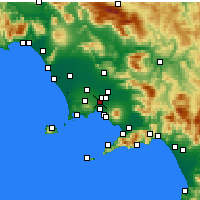 Nearby Forecast Locations - Casoria - Carte