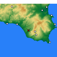 Nearby Forecast Locations - Vittoria - Carte