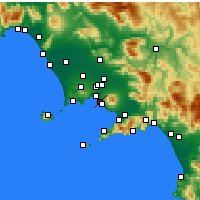 Nearby Forecast Locations - Portici - Carte