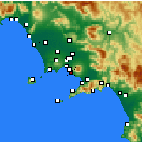 Nearby Forecast Locations - Ercolano - Carte