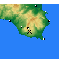 Nearby Forecast Locations - Modica - Carte