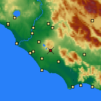 Nearby Forecast Locations - Velletri - Carte