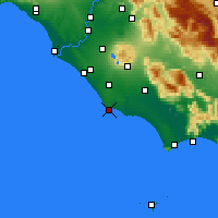 Nearby Forecast Locations - Anzio - Carte