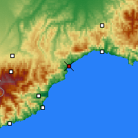 Nearby Forecast Locations - Savone - Carte