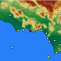 Nearby Forecast Locations - Sperlonga - Carte