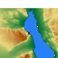 Nearby Forecast Locations - Wade El Dom Marina - Carte