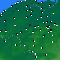 Nearby Forecast Locations - Deinze - Carte