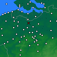 Nearby Forecast Locations - Wachtebeke - Carte