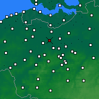 Nearby Forecast Locations - Lochristi - Carte