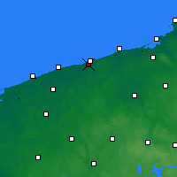 Nearby Forecast Locations - Kołobrzeg - Carte