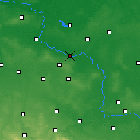 Nearby Forecast Locations - Głogów - Carte