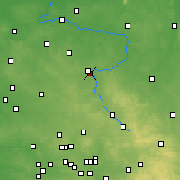 Nearby Forecast Locations - Częstochowa - Carte