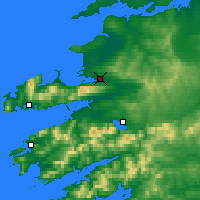 Nearby Forecast Locations - Tralee - Carte