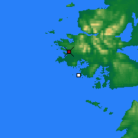 Nearby Forecast Locations - Clifden - Carte