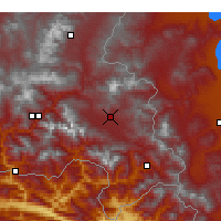 Nearby Forecast Locations - Yüksekova - Carte