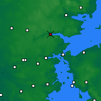 Nearby Forecast Locations - Vejle - Carte