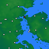 Nearby Forecast Locations - Middelfart - Carte