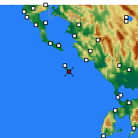 Nearby Forecast Locations - Gáios - Carte