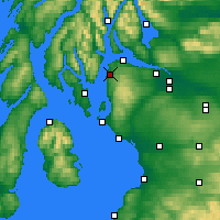 Nearby Forecast Locations - Inverkip - Carte