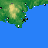 Nearby Forecast Locations - Dartmouth - Carte