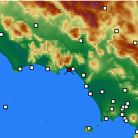 Nearby Forecast Locations - Formia - Carte