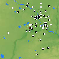 Nearby Forecast Locations - Chanhassen - Carte