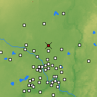 Nearby Forecast Locations - East Bethel - Carte