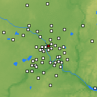 Nearby Forecast Locations - Fridley - Carte