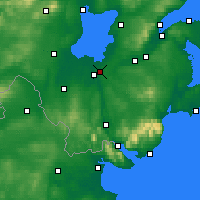 Nearby Forecast Locations - Craigavon - Carte