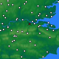 Nearby Forecast Locations - Dartford - Carte